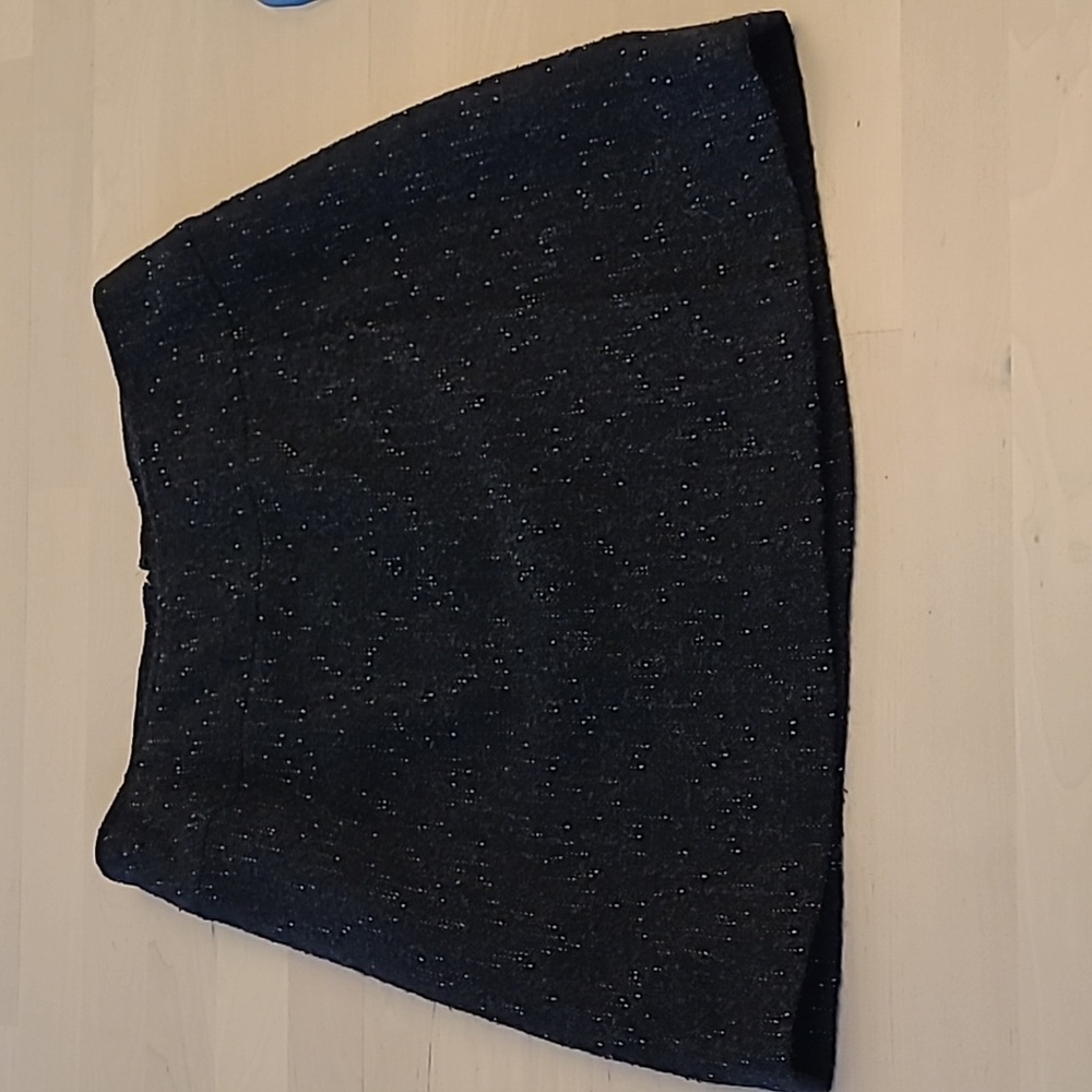 90s VTG Ann Tjian for Kenar Wool Blend Rap Style Mini Skirt